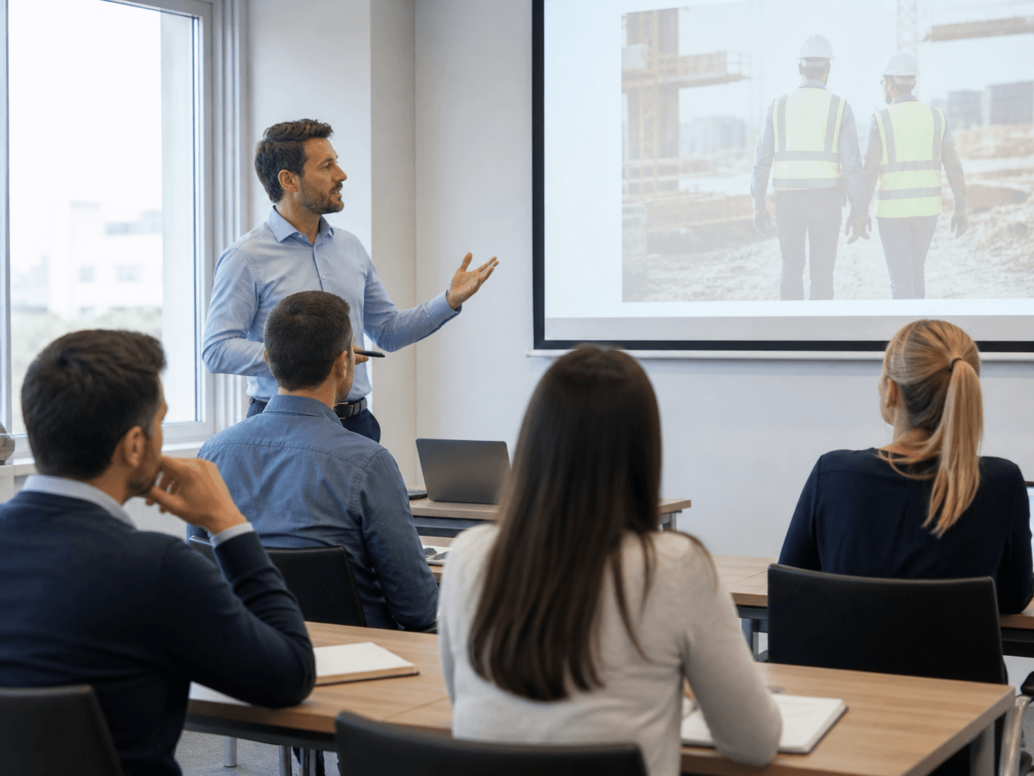 Aula di formazione per lavoratori